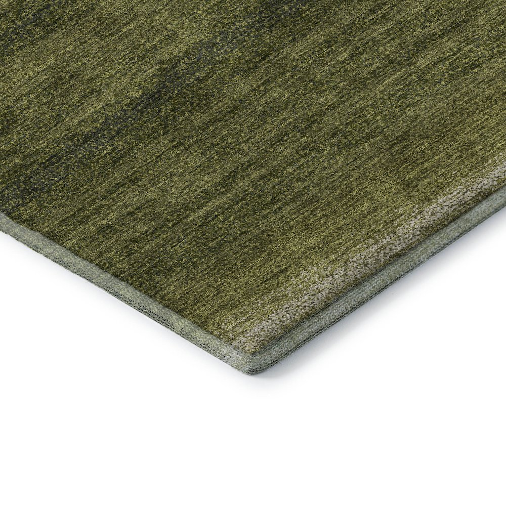 Premium Machine Washable Mayfield AMF1033 Olive 9' x 12' Rug. Picture 3