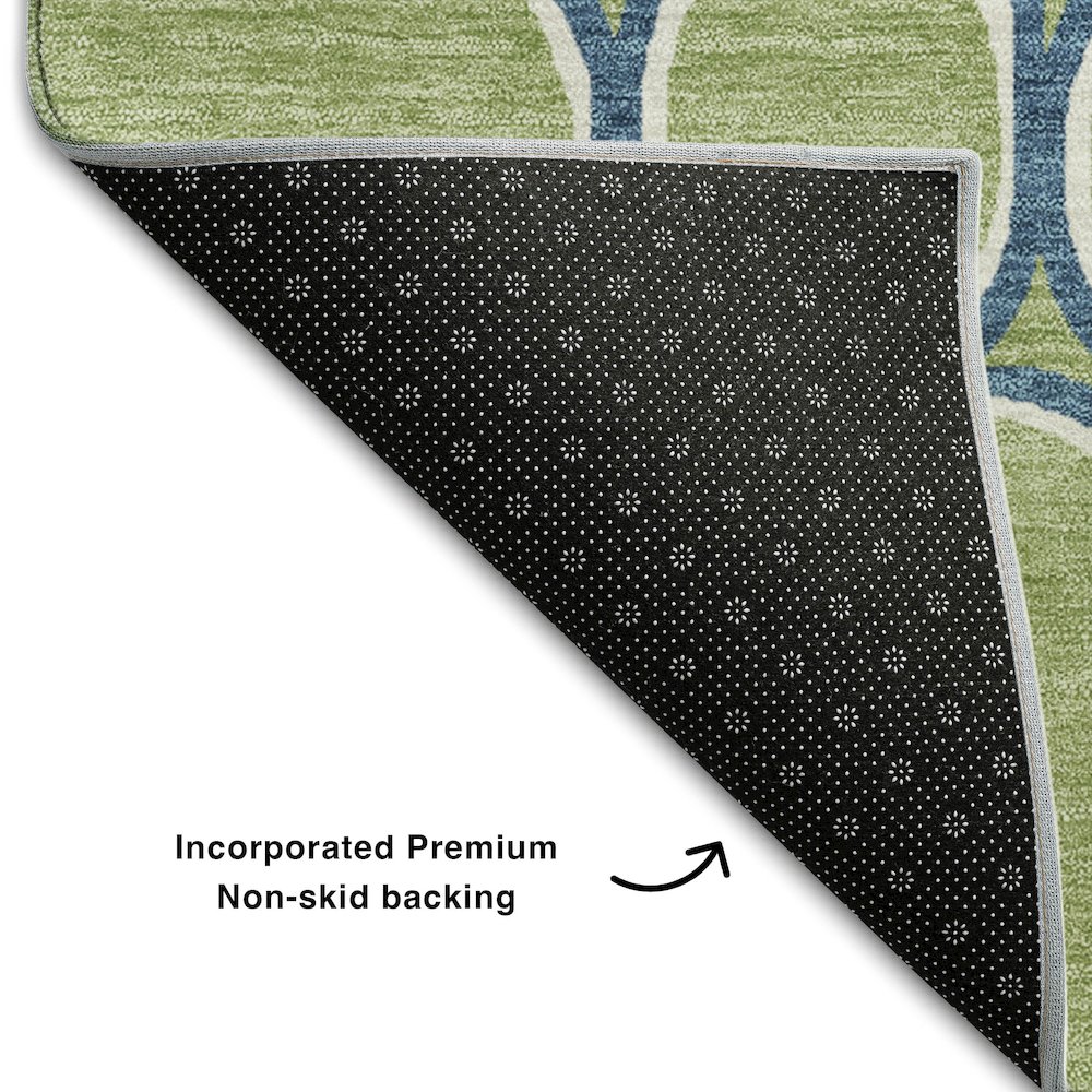 Premium Machine Washable Mayfield AMF1041 Aloe 9' x 12' Rug. Picture 2