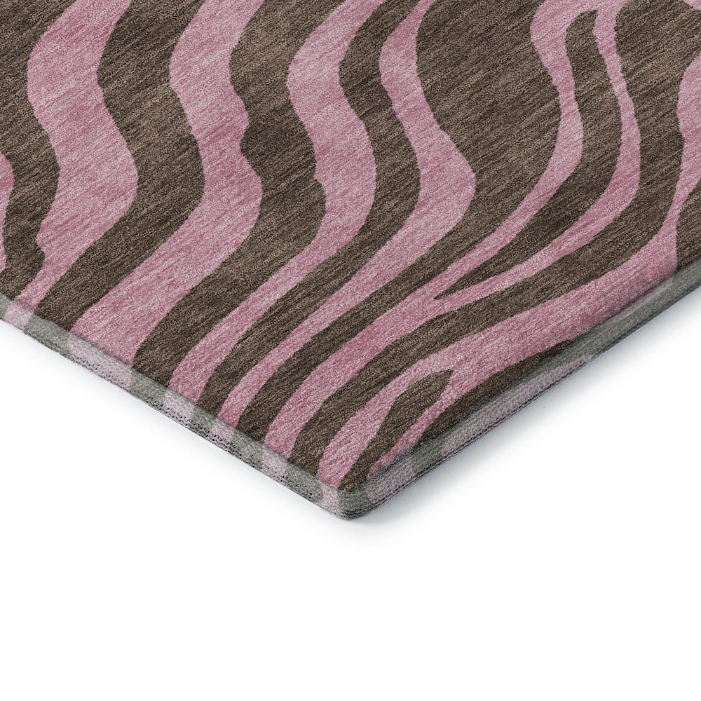 Premium Machine Washable Mayfield AMF1043 Brown 9' x 12' Rug. Picture 3