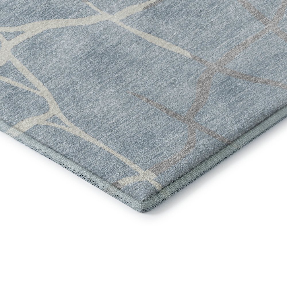Premium Machine Washable Mayfield AMF1049 Sky 9' x 12' Rug. Picture 3