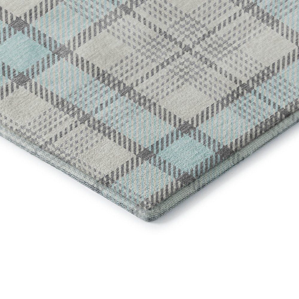 Premium Machine Washable Mayfield AMF1052 Sky 9' x 12' Rug. Picture 3