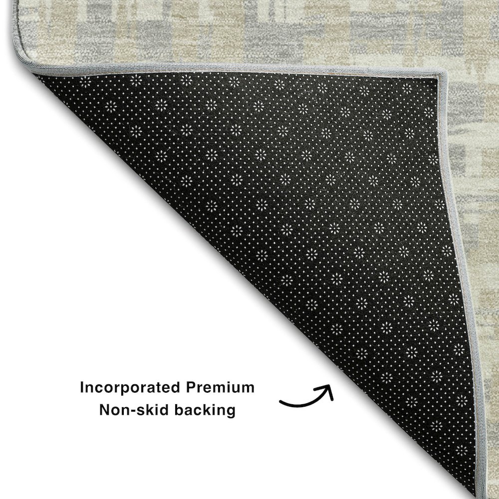 Premium Machine Washable Mayfield AMF1060 Beige 9' x 12' Rug. Picture 2