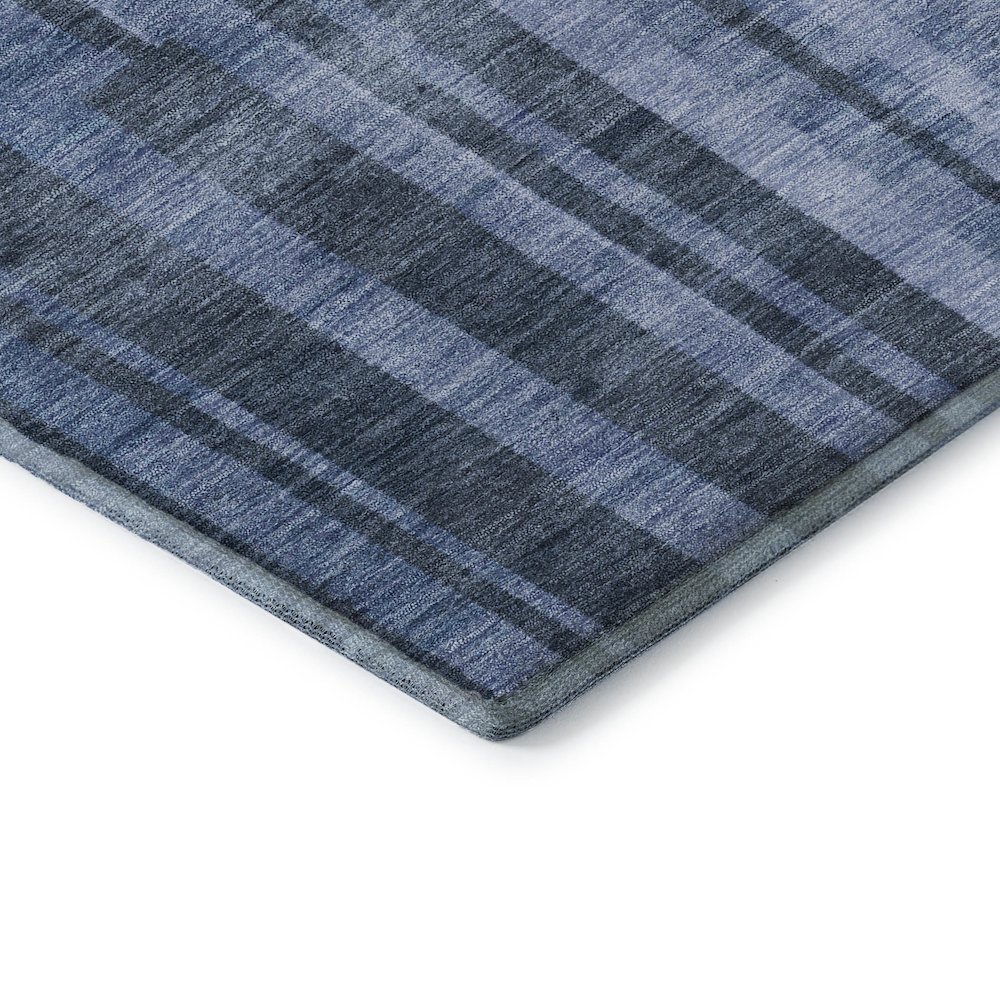 Premium Machine Washable Mayfield AMF1063 Navy 9' x 12' Rug. Picture 3