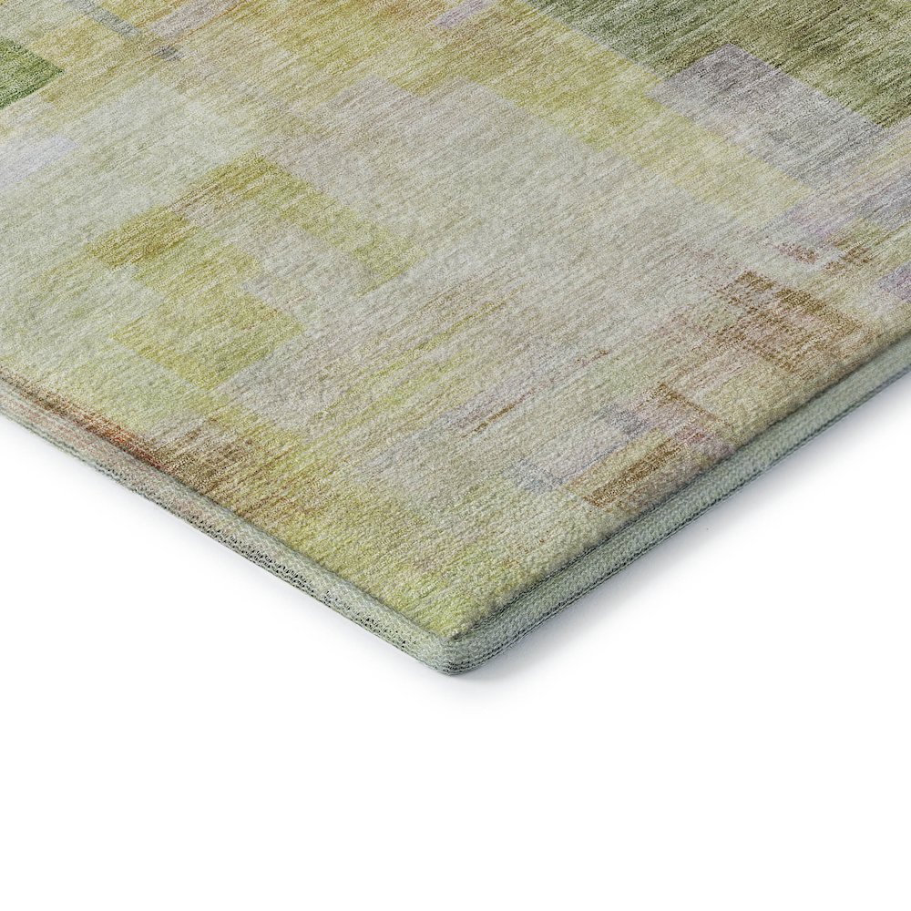 Premium Machine Washable Mayfield AMF1067 Green 9' x 12' Rug. Picture 3