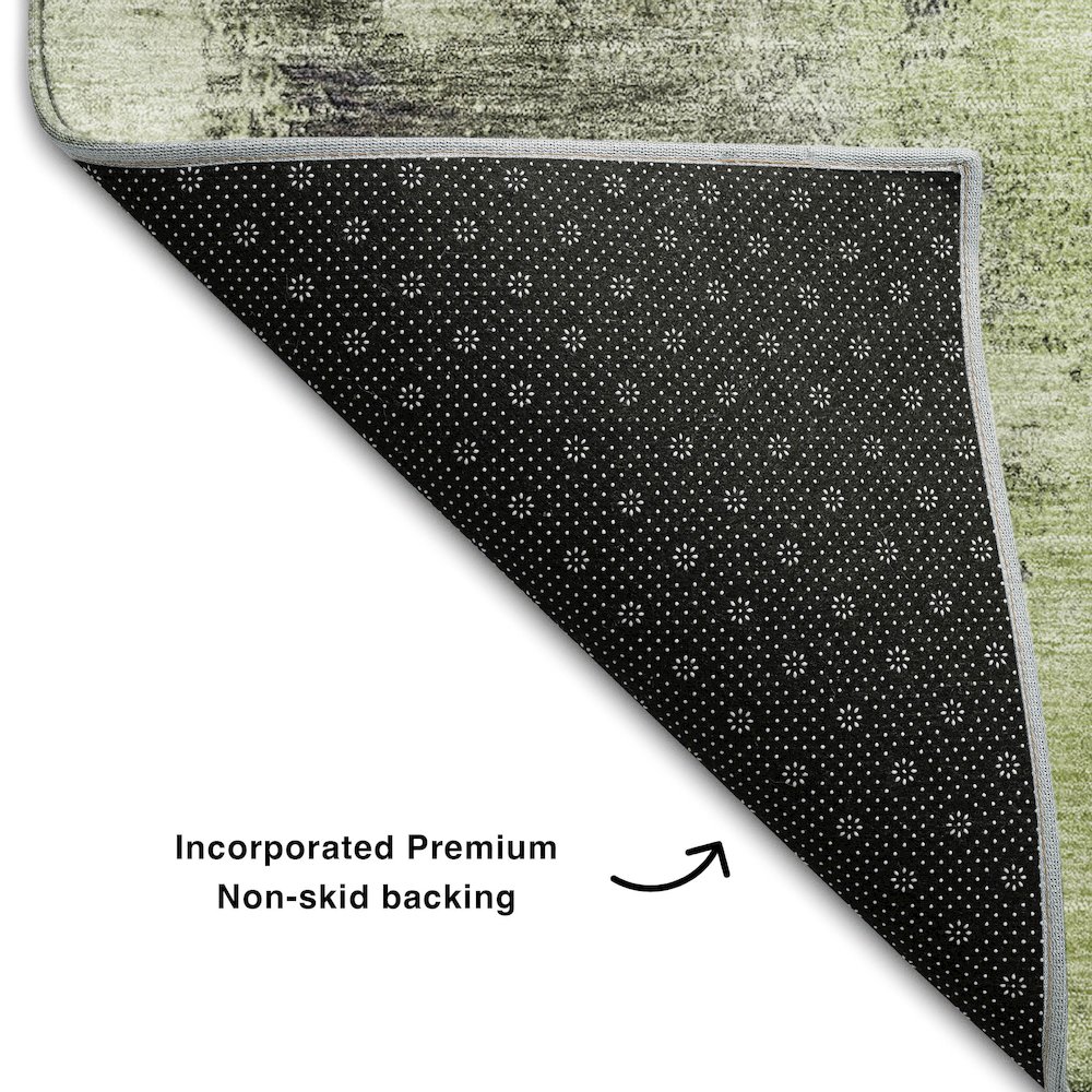 Premium Machine Washable Mayfield AMF1068 Fern 9' x 12' Rug. Picture 2