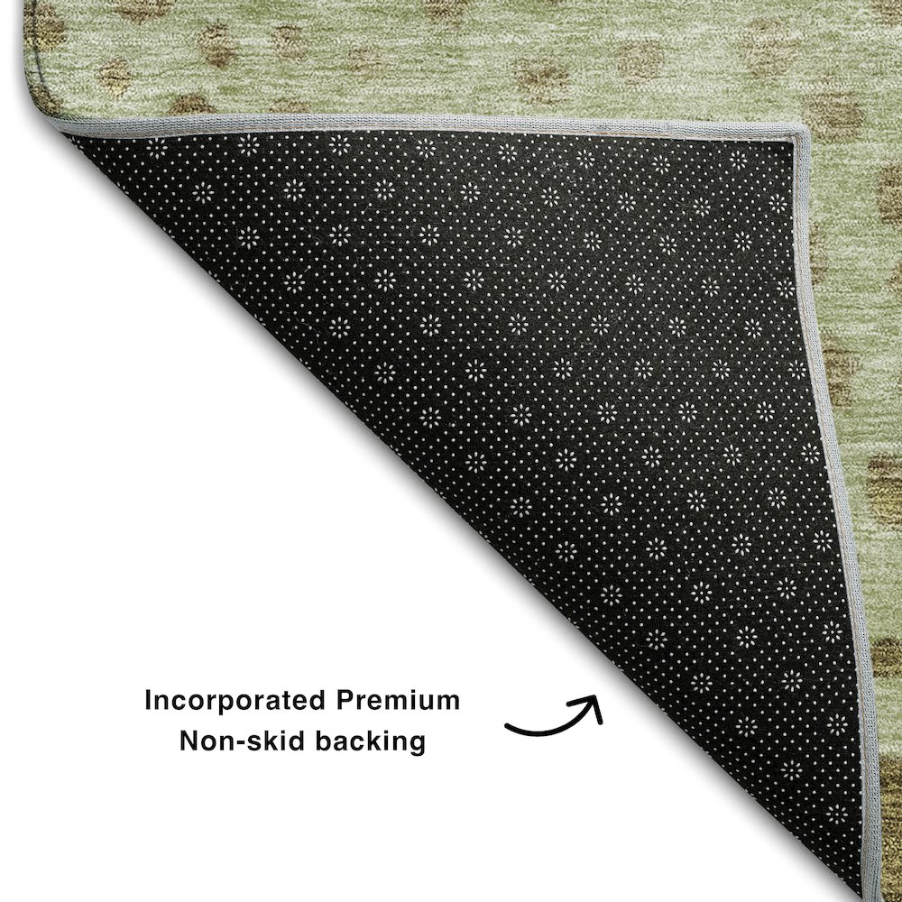 Premium Machine Washable Mayfield AMF1074 Aloe 9' x 12' Rug. Picture 2