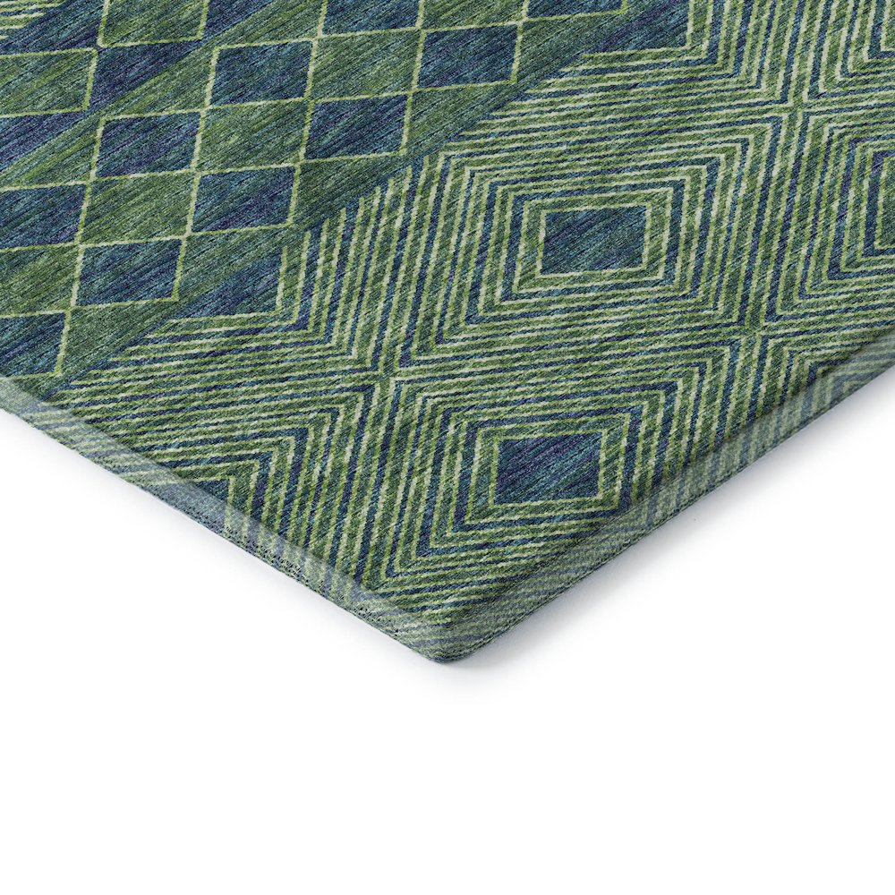 Premium Machine Washable Mayfield  Green 9' x 12' Rug. Picture 3