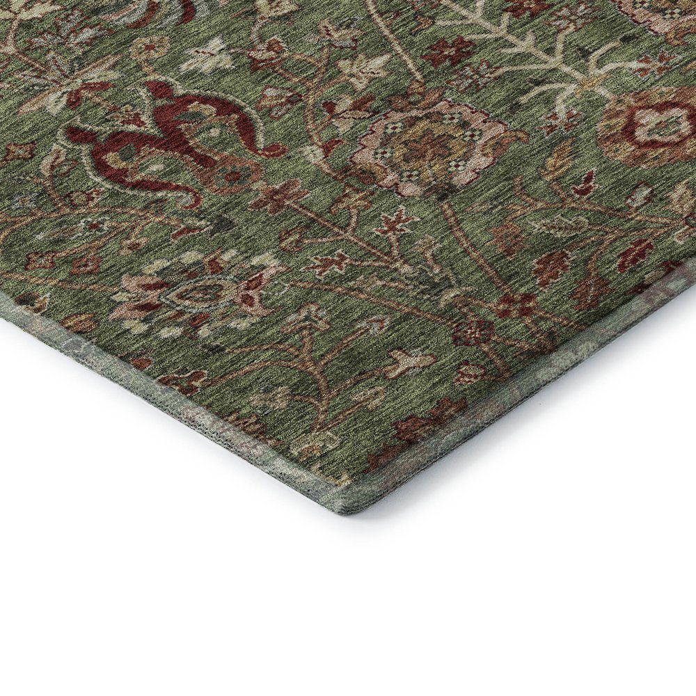 Premium Machine Washable Mayfield AMF1085 Fern 9' x 12' Rug. Picture 3
