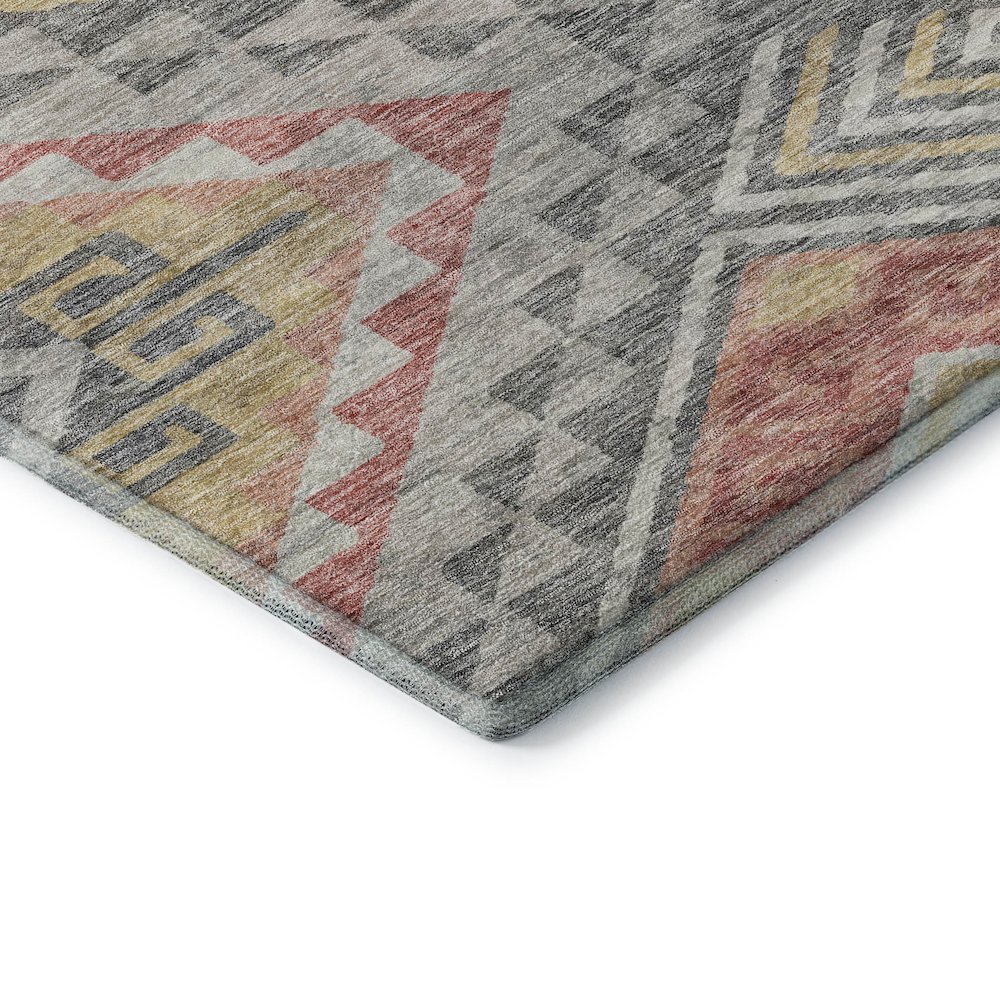 Premium Machine Washable Mayfield AMF1091 Gray 9' x 12' Rug. Picture 3