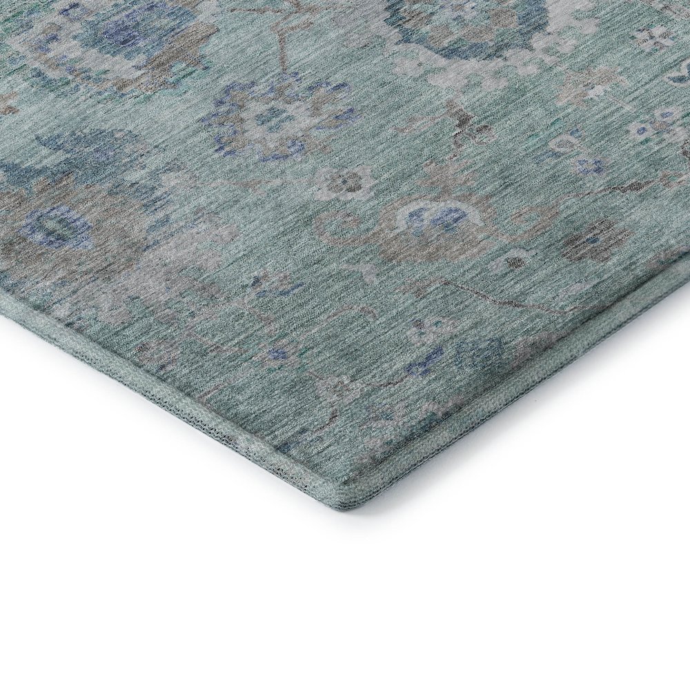 Premium Machine Washable Mayfield AMF1107 Seafoam 9' x 12' Rug. Picture 3