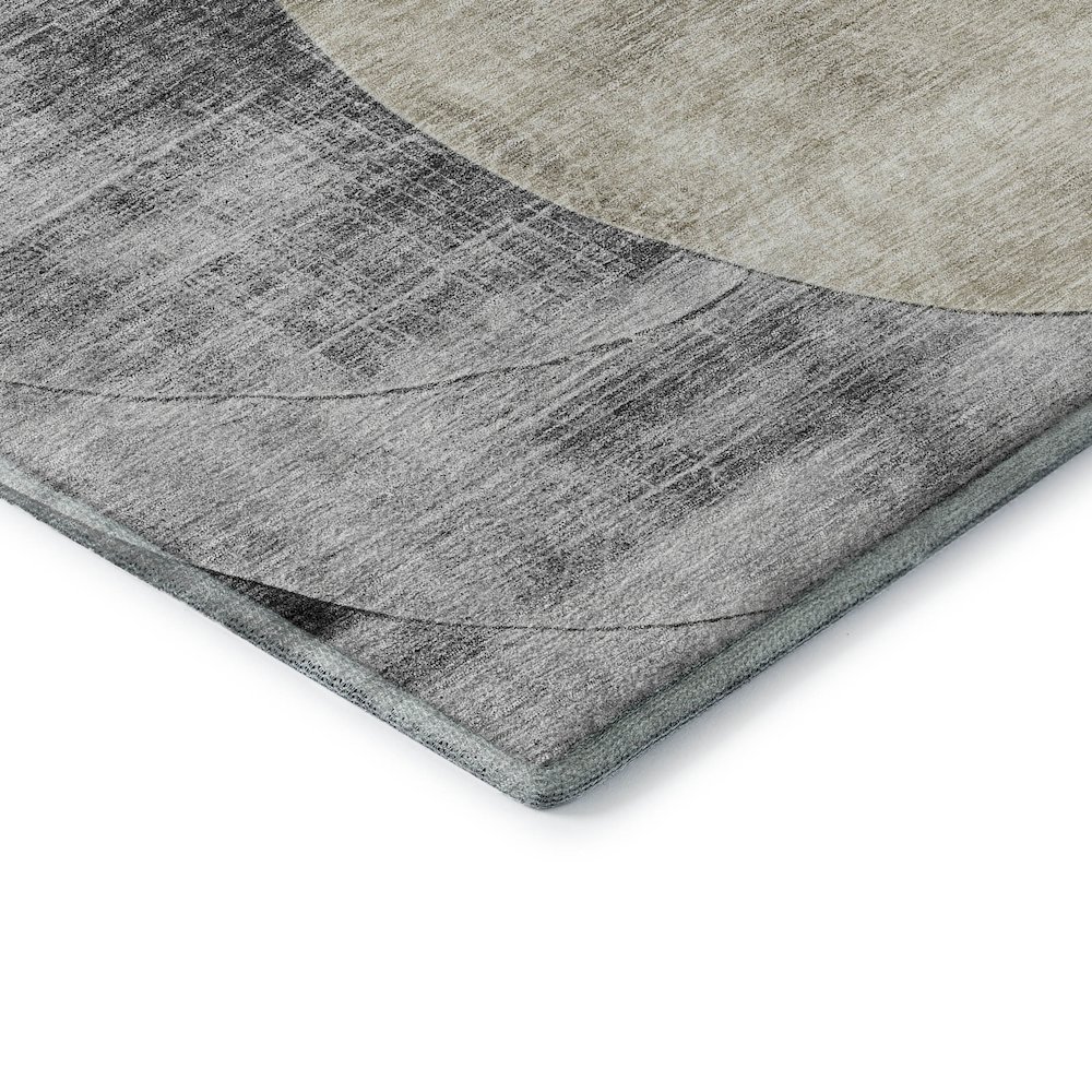 Premium Machine Washable Mayfield AMF1140 Pewter 9' x 12' Rug. Picture 3