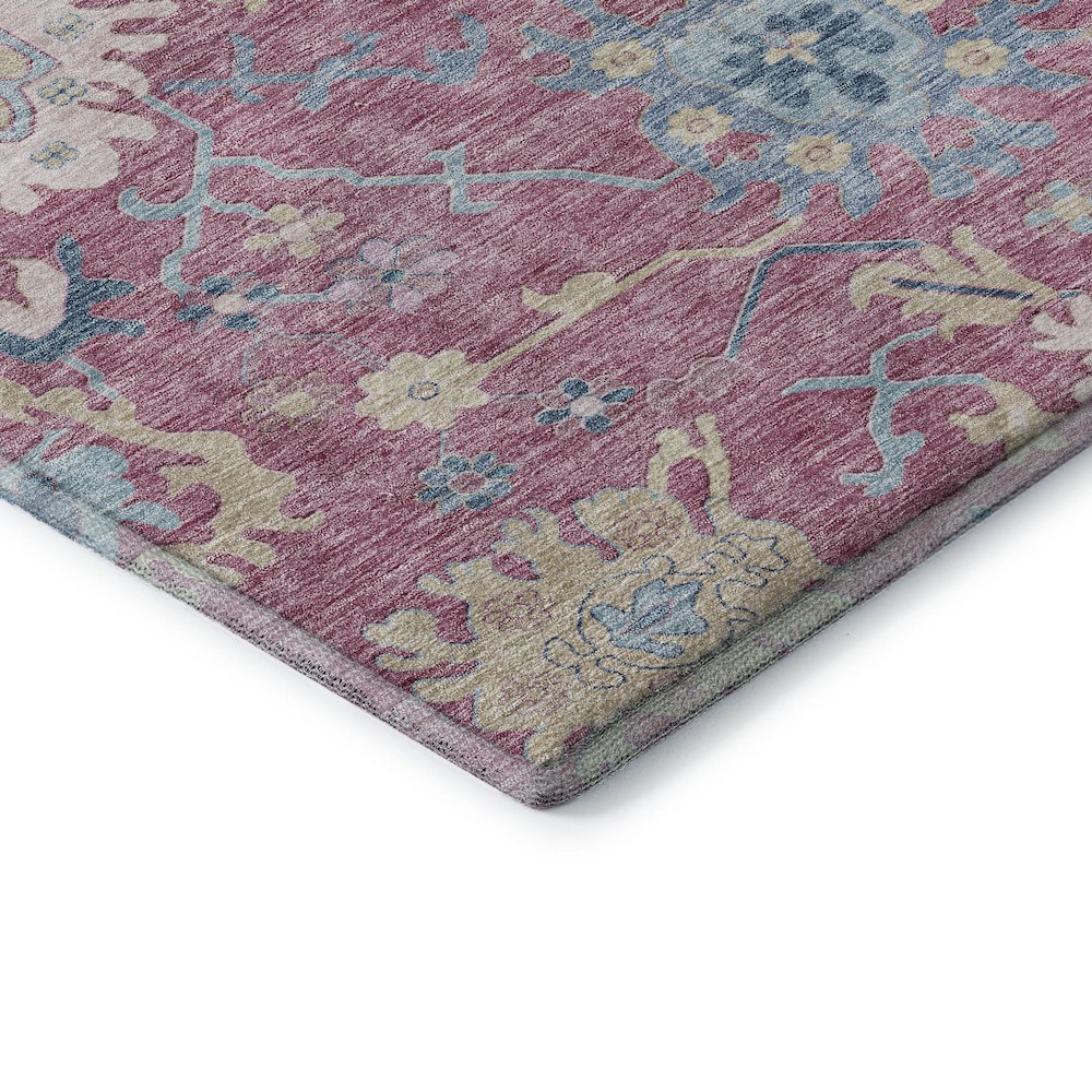 Premium Machine Washable Mayfield AMF1154 Pink 9' x 12' Rug. Picture 3