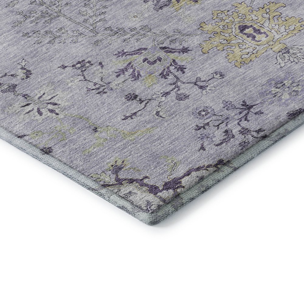 Premium Machine Washable Mayfield AMF1156 Lavender 9' x 12' Rug. Picture 3
