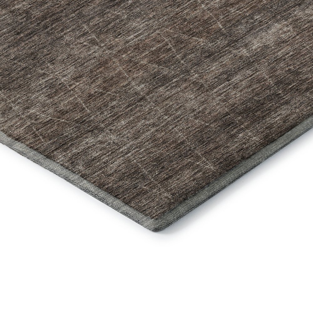 Premium Machine Washable Mayfield AMF1165 Coffee 9' x 12' Rug. Picture 3