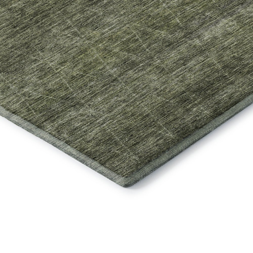 Premium Machine Washable Mayfield AMF1165 Olive 9' x 12' Rug. Picture 3