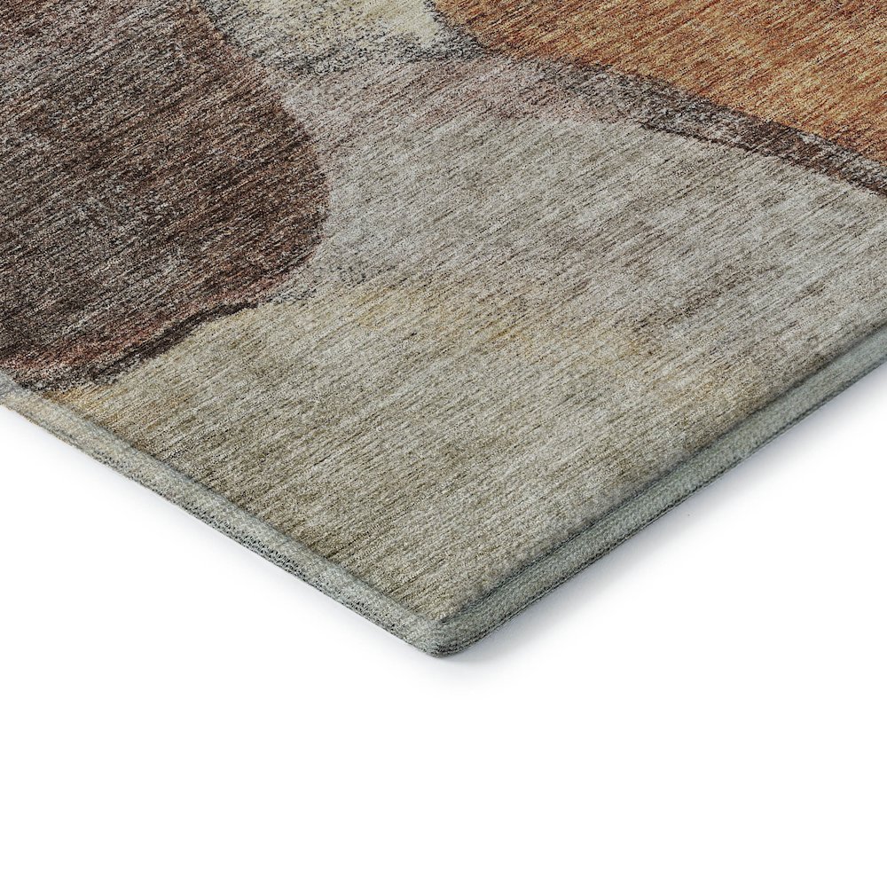 Premium Machine Washable Mayfield AMF1177 Coffee 9' x 12' Rug. Picture 3