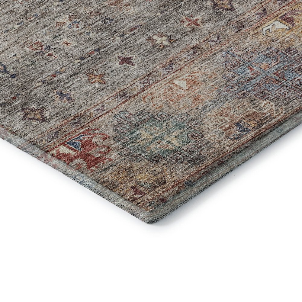 Premium Machine Washable Mayfield AMF1220 Gray 9' x 12' Rug. Picture 3