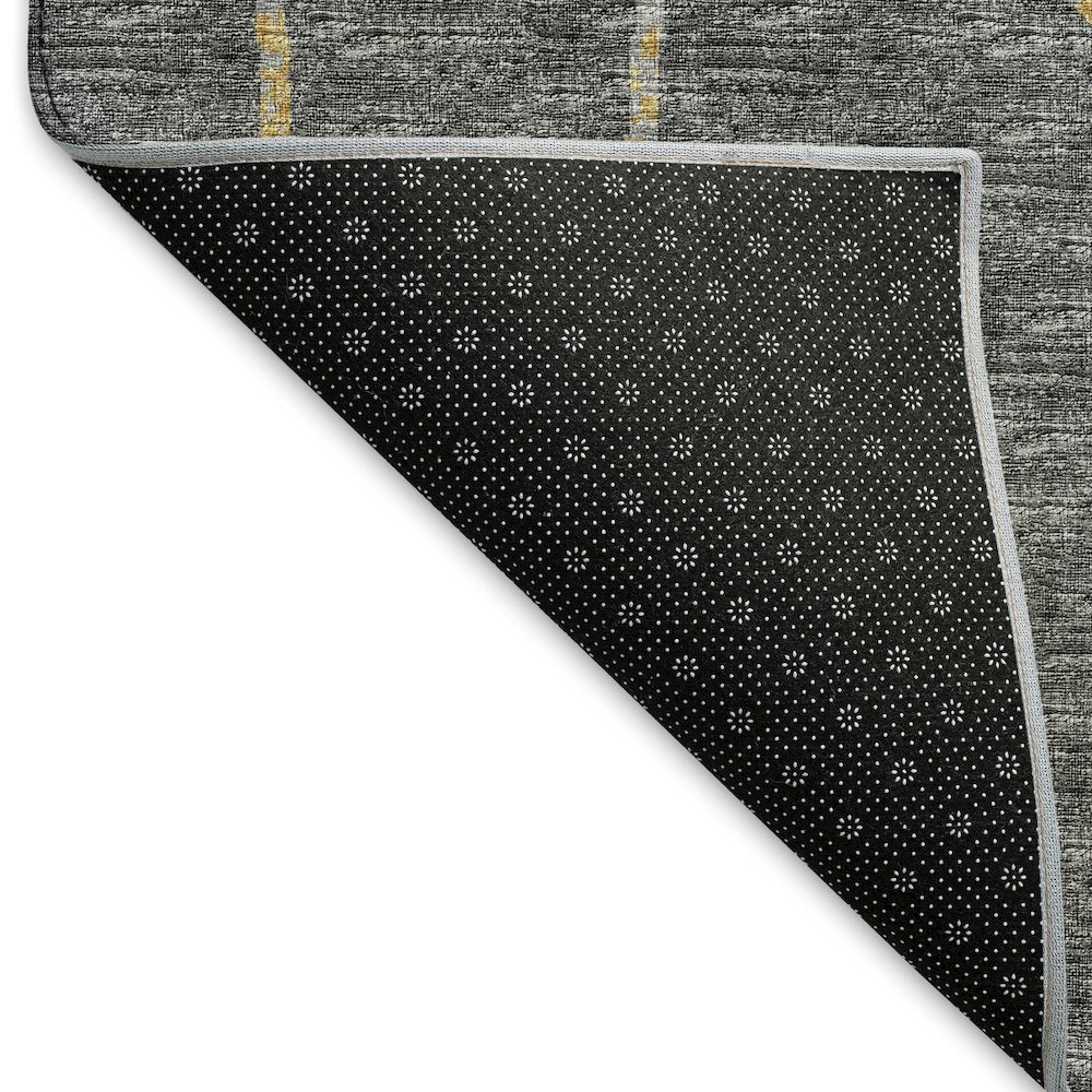 Premium Machine Washable Mayfield  Gray 9' x 12' Rug. Picture 2