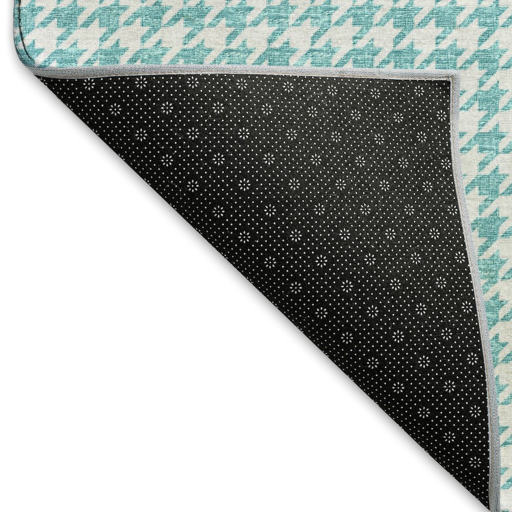 Premium Machine Washable Mayfield  Aqua 9' x 12' Rug. Picture 2