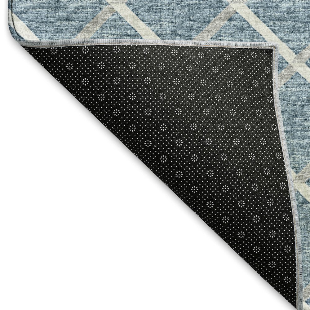 Premium Machine Washable Mayfield  Sky 9' x 12' Rug. Picture 2