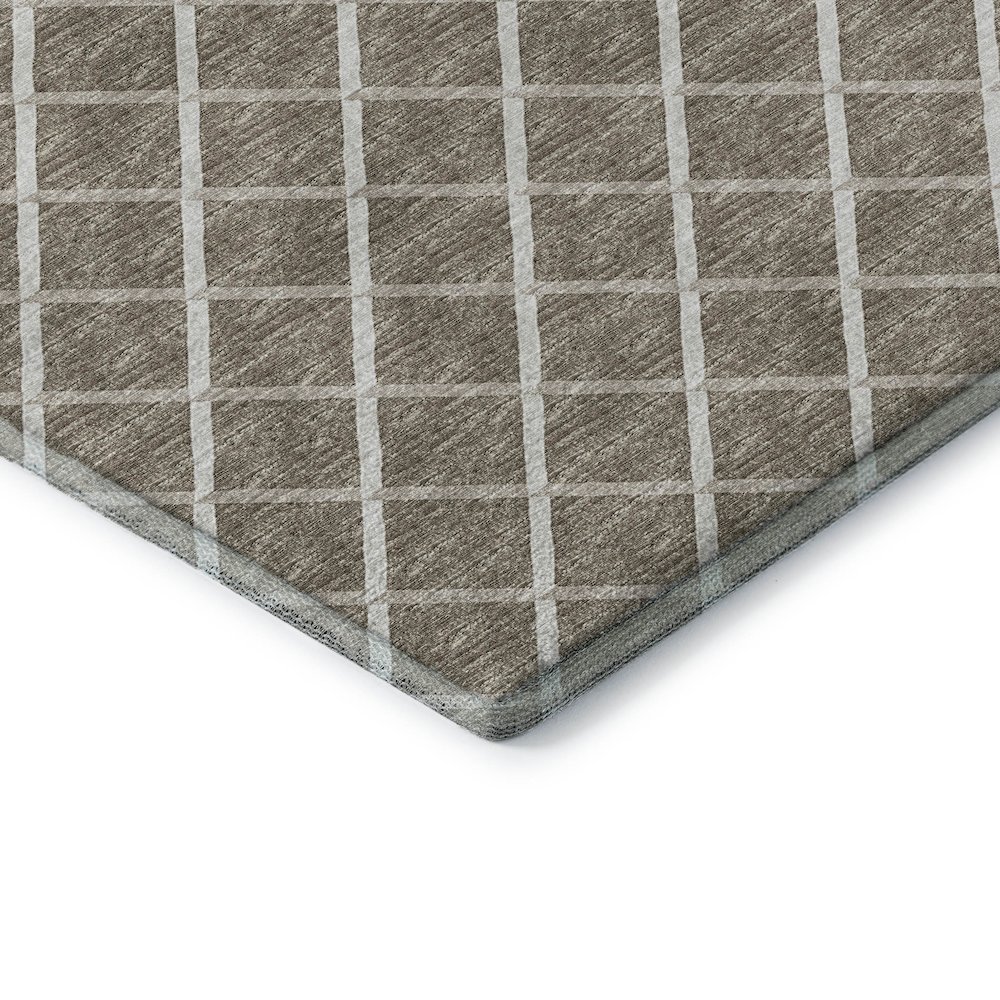 Premium Machine Washable Mayfield  Taupe 9' x 12' Rug. Picture 3