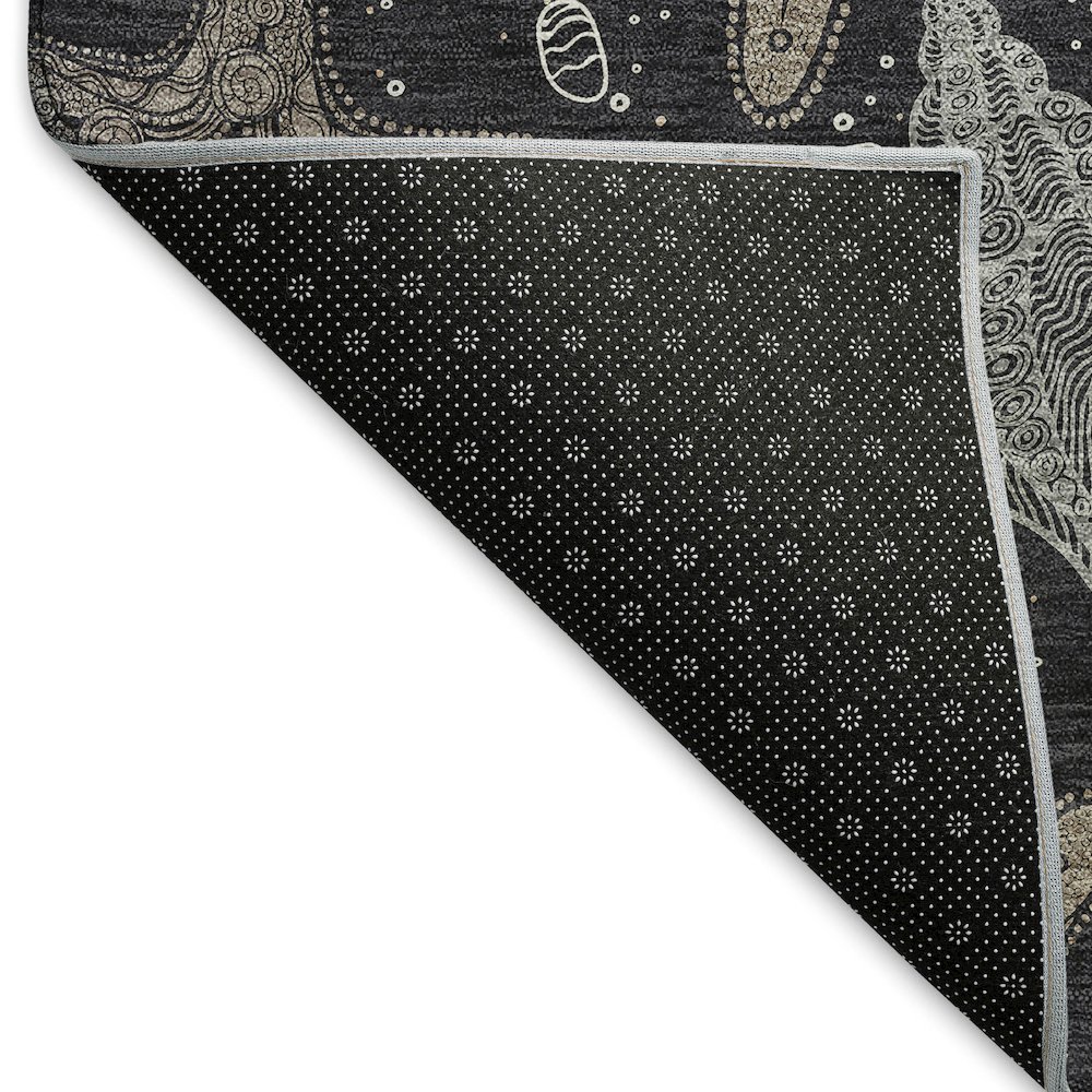 Premium Machine Washable Mayfield  Midnight 9' x 12' Rug. Picture 2