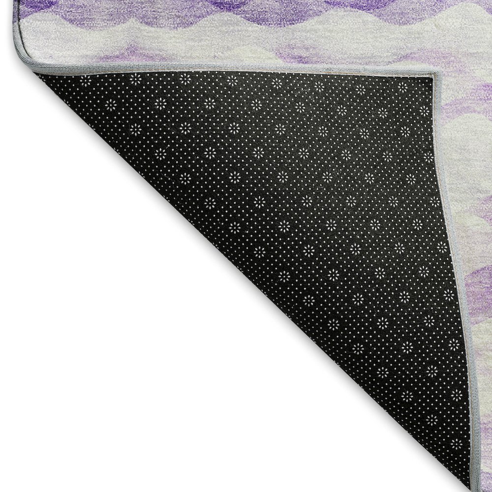 Premium Machine Washable Mayfield  Purple 9' x 12' Rug. Picture 2