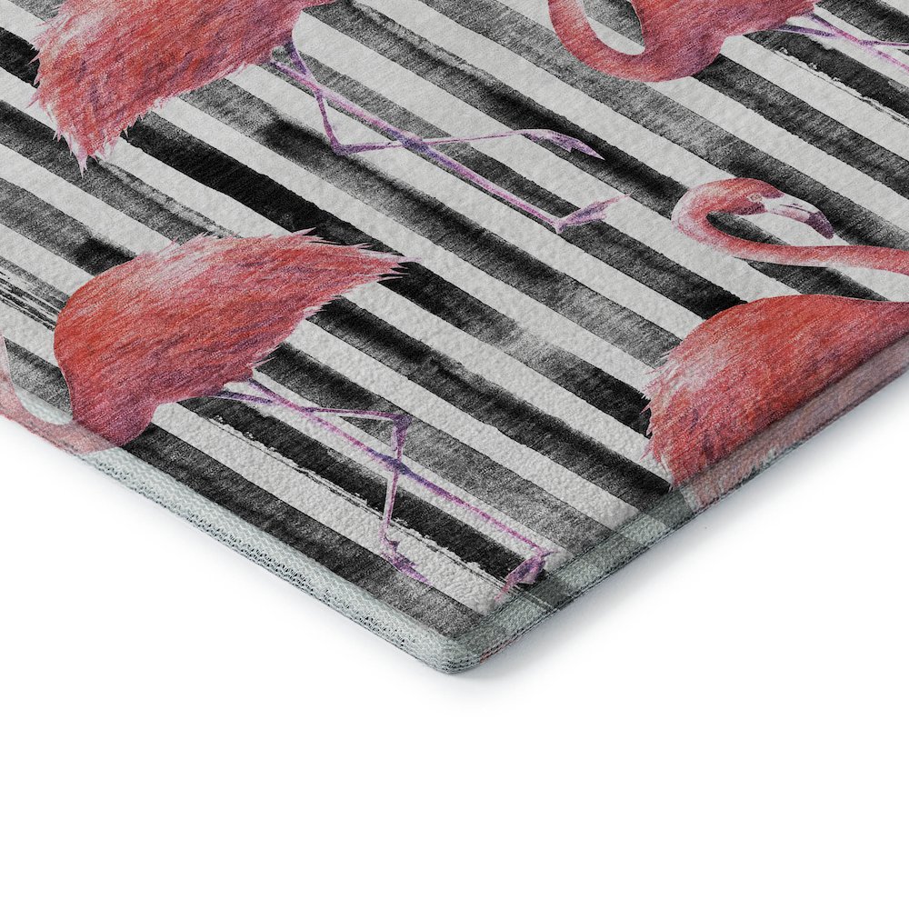 Premium Machine Washable Mayfield  Pink 9' x 12' Rug. Picture 3