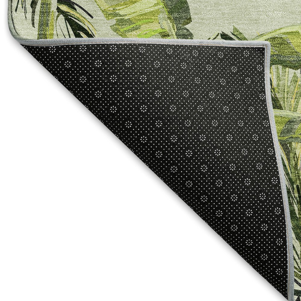 Premium Machine Washable Mayfield  Green 9' x 12' Rug. Picture 2