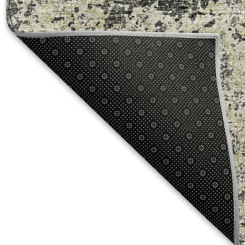 Premium Machine Washable Mayfield  Gray 9' x 12' Rug. Picture 2