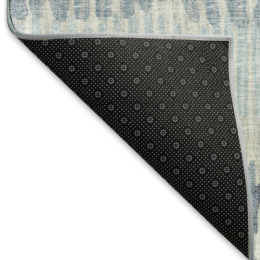 Premium Machine Washable Mayfield  Blue 9' x 12' Rug. Picture 2