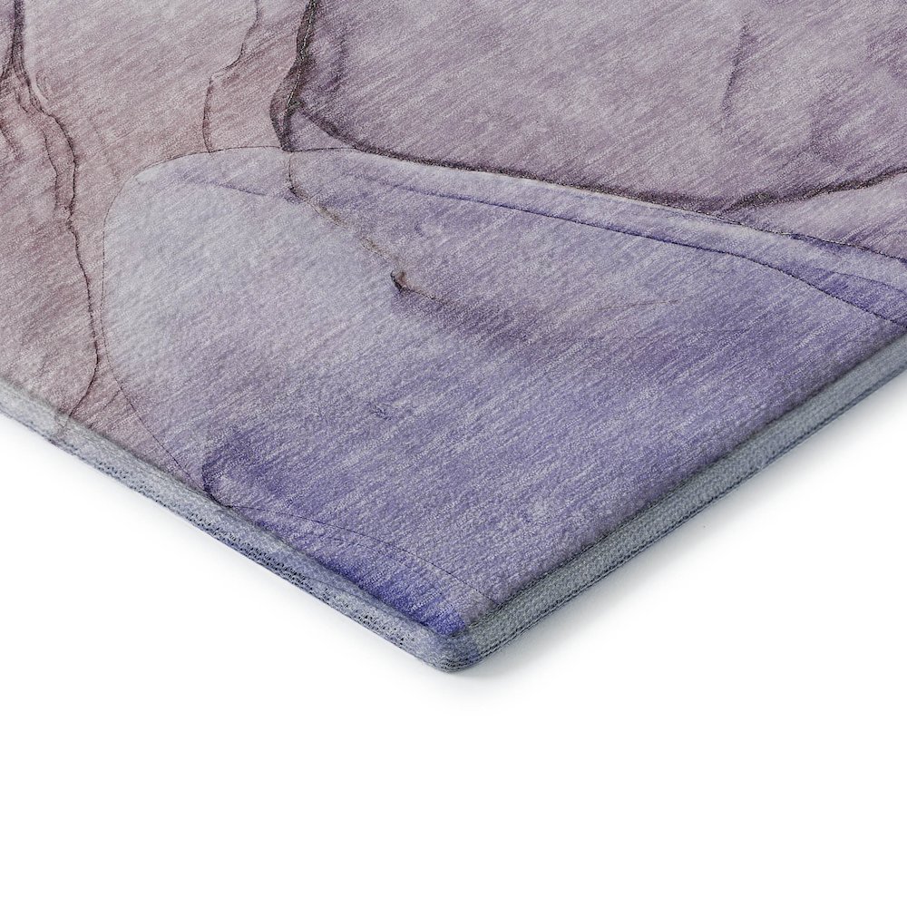 Premium Machine Washable Mayfield  Purple 9' x 12' Rug. Picture 3