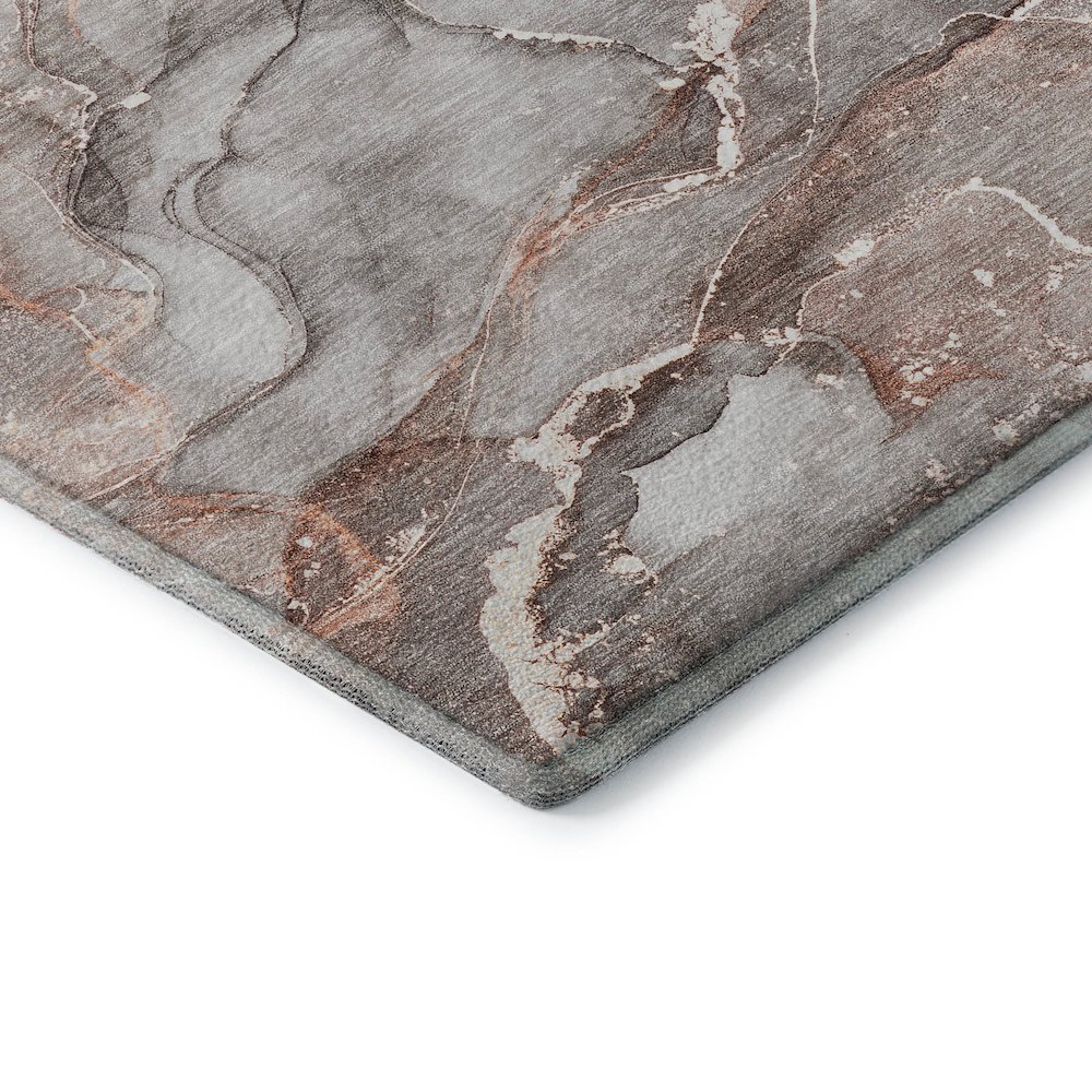 Premium Machine Washable Mayfield  Gray 9' x 12' Rug. Picture 3
