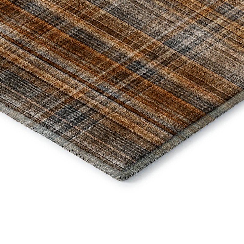 Premium Machine Washable Mayfield  Terracotta 9' x 12' Rug. Picture 3
