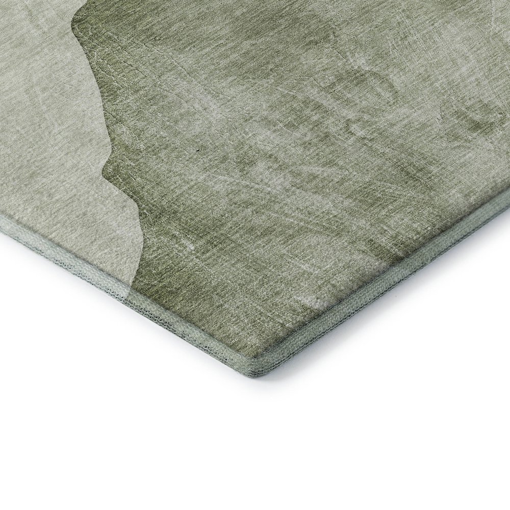 Premium Machine Washable Mayfield  Green 9' x 12' Rug. Picture 3