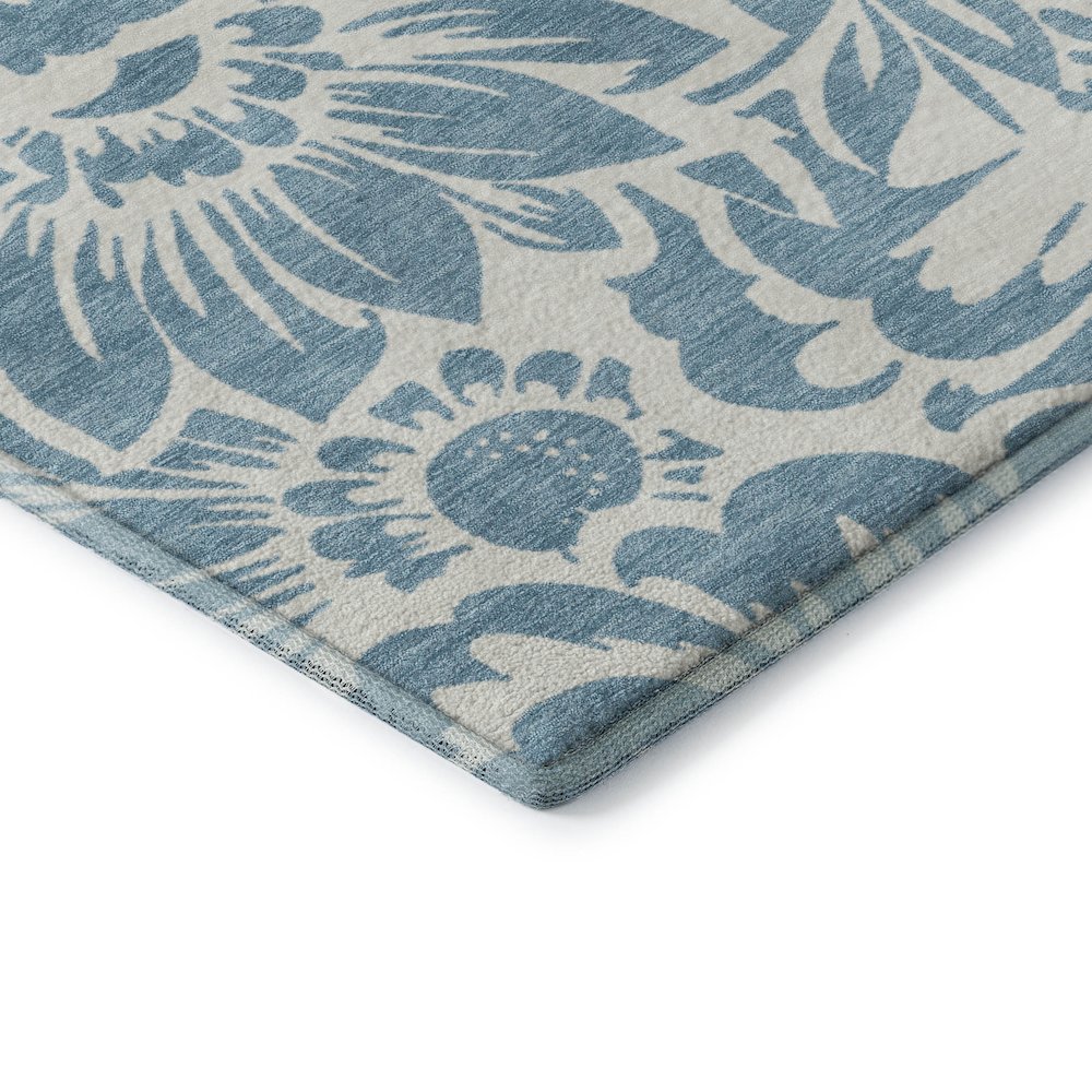 Premium Machine Washable Mayfield  Denim 9' x 12' Rug. Picture 3
