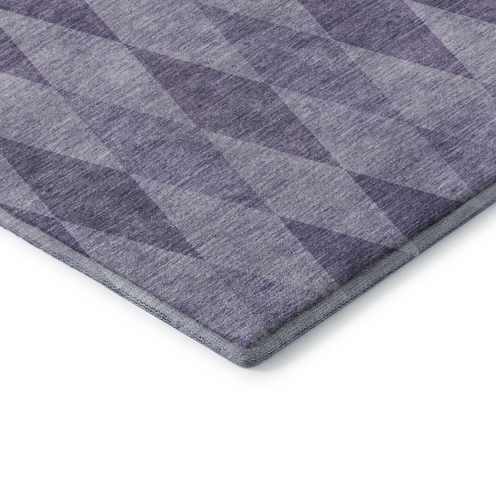 Premium Machine Washable Mayfield  Purple 9' x 12' Rug. Picture 3