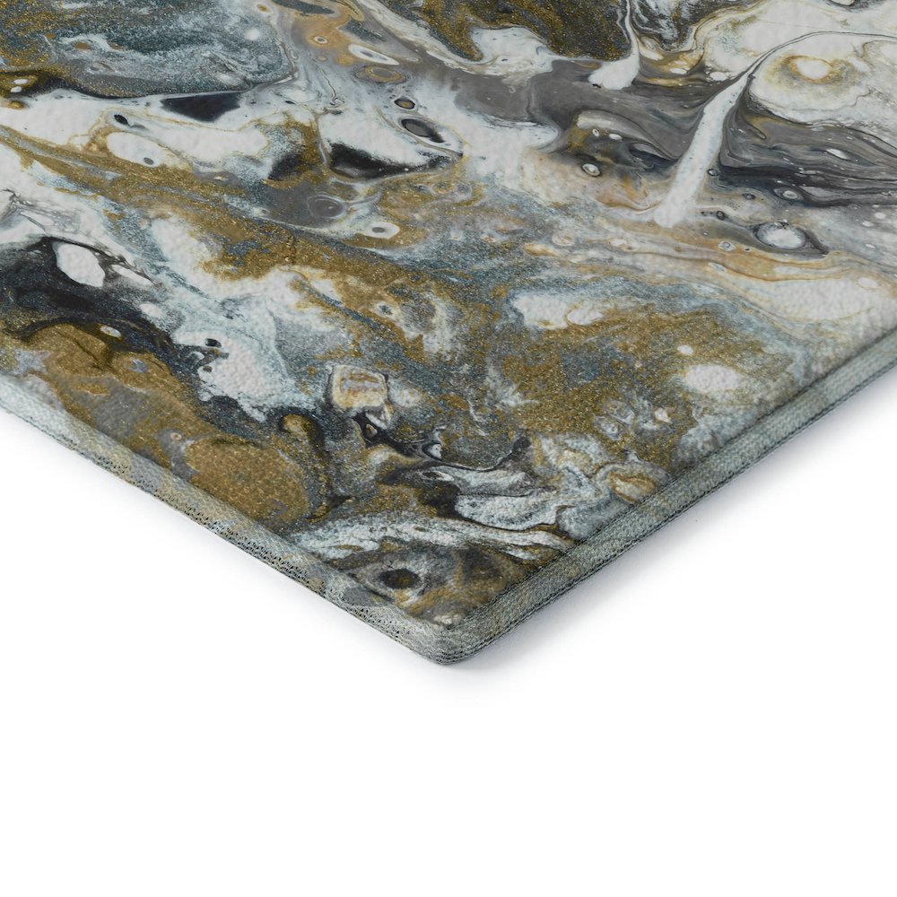 Premium Machine Washable Mayfield  Smoke 9' x 12' Rug. Picture 3