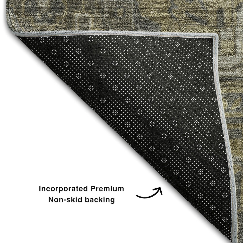 Premium Machine Washable Mayfield  Chocolate 9' x 12' Rug. Picture 2
