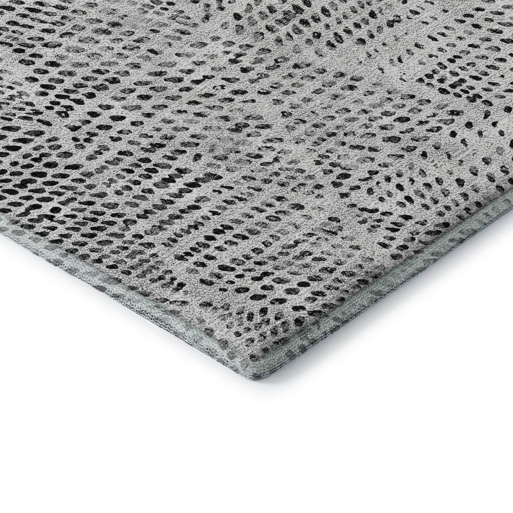 Premium Machine Washable Mayfield  Pewter 9' x 12' Rug. Picture 3