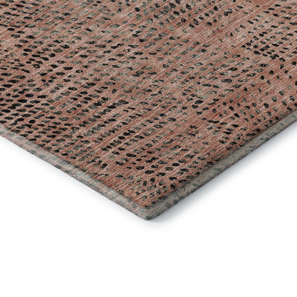Premium Machine Washable Mayfield  Salmon 9' x 12' Rug. Picture 3
