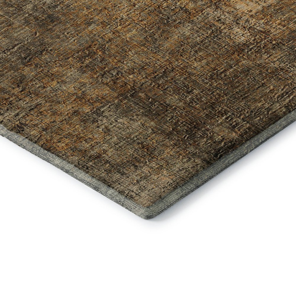 Premium Machine Washable Mayfield  Brown 9' x 12' Rug. Picture 3