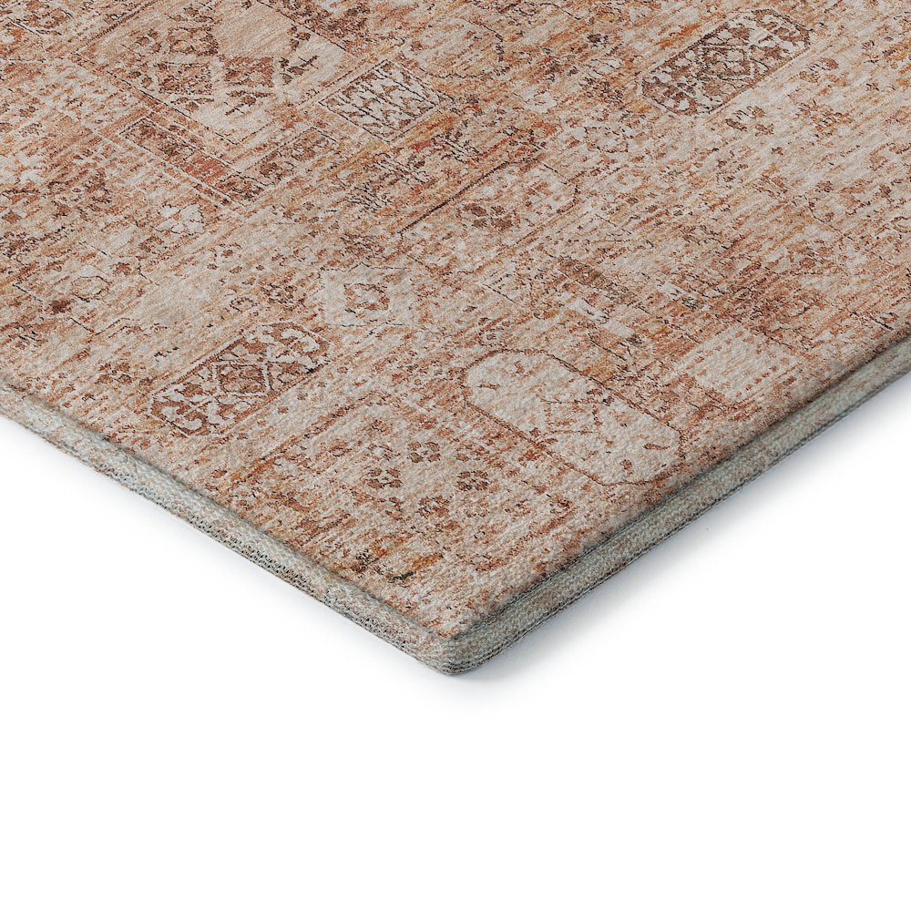 Premium Machine Washable Mayfield  Salmon 9' x 12' Rug. Picture 3