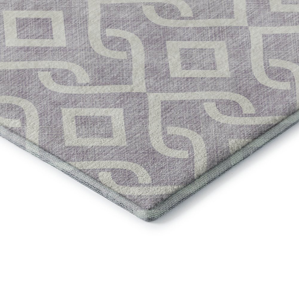 Premium Machine Washable Mayfield  Lavender 9' x 12' Rug. Picture 3