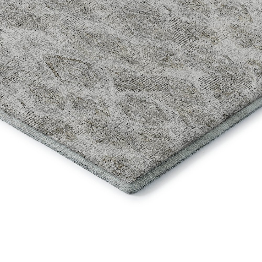 Premium Machine Washable Mayfield  Silver 9' x 12' Rug. Picture 3