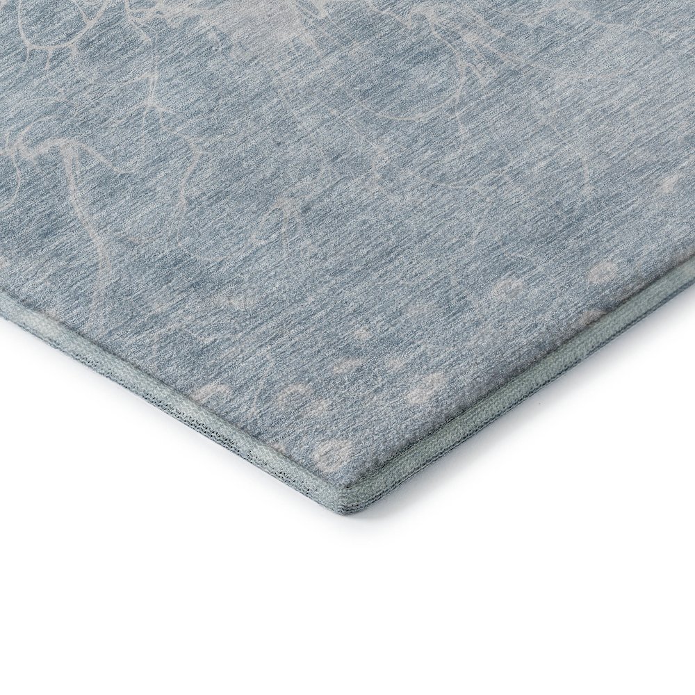 Premium Machine Washable Mayfield AMF653 Sky 9' x 12' Rug. Picture 3