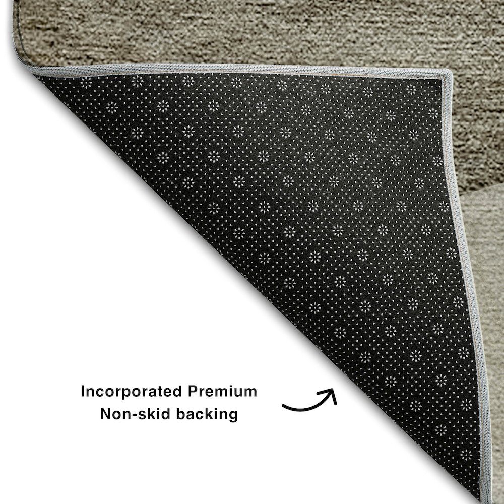 Premium Machine Washable Mayfield AMF657 Taupe 9' x 12' Rug. Picture 2