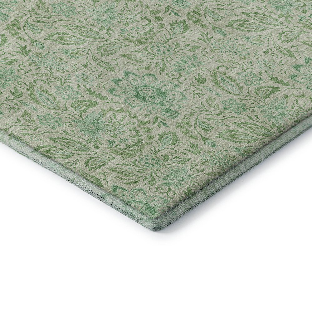 Premium Machine Washable Mayfield AMF660 Sage 9' x 12' Rug. Picture 3