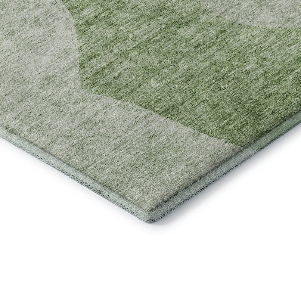 Premium Machine Washable Mayfield AMF665 Aloe 9' x 12' Rug. Picture 3