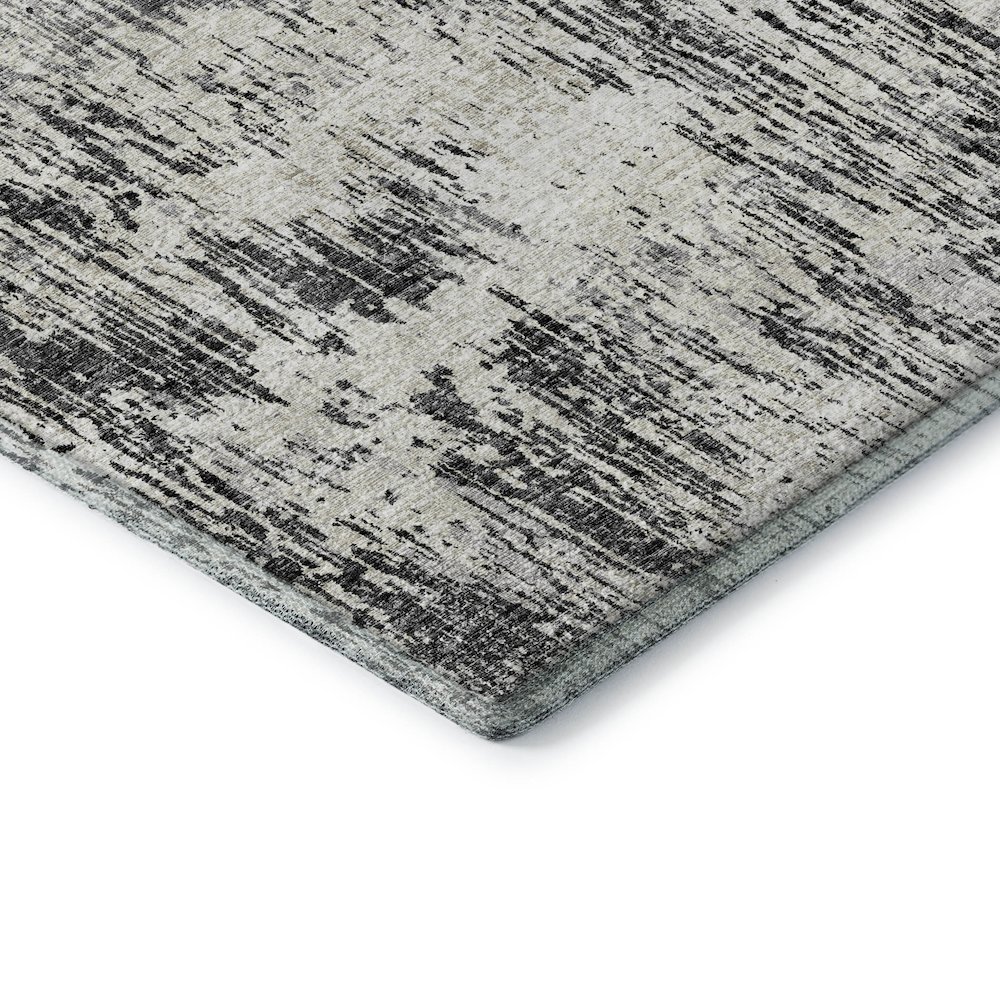 Premium Machine Washable Mayfield  Gray 9' x 12' Rug. Picture 3